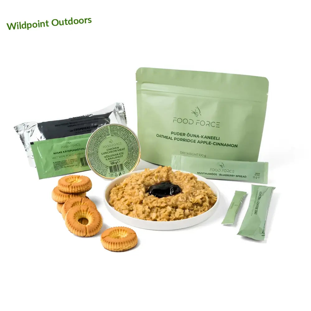 Foodforce omena-kaneli kaurapuuro mre-paketti - valmisateria retkeily 11,90 €