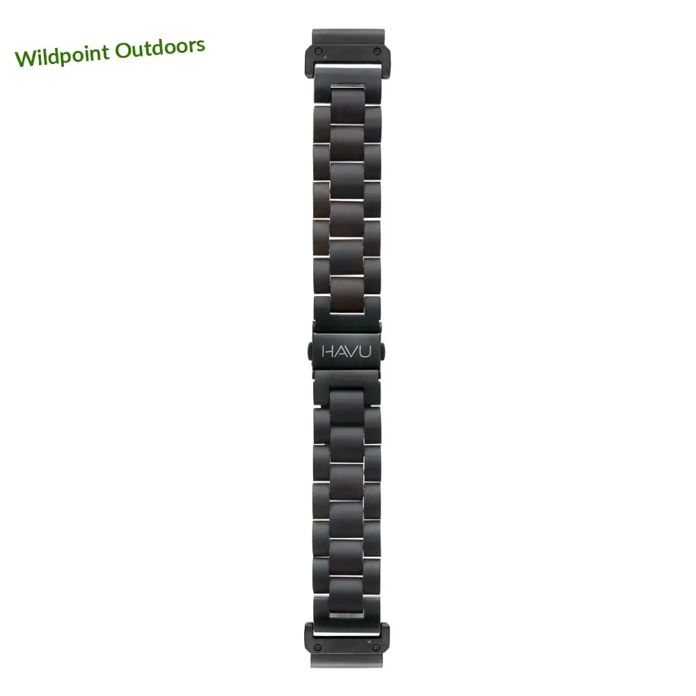 Garmin quickfit puinen ranneke eebenpuu - 22mm - kellojen rannekkeet - wildpoint retkeily 59 €