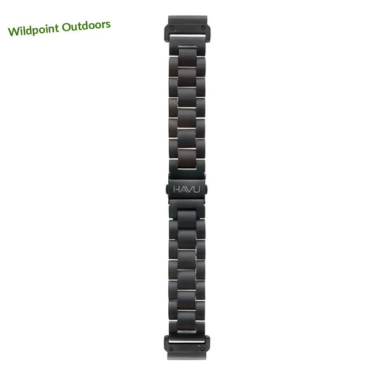 Garmin quickfit puinen ranneke eebenpuu - 22mm - kellojen rannekkeet - wildpoint retkeily 59 €