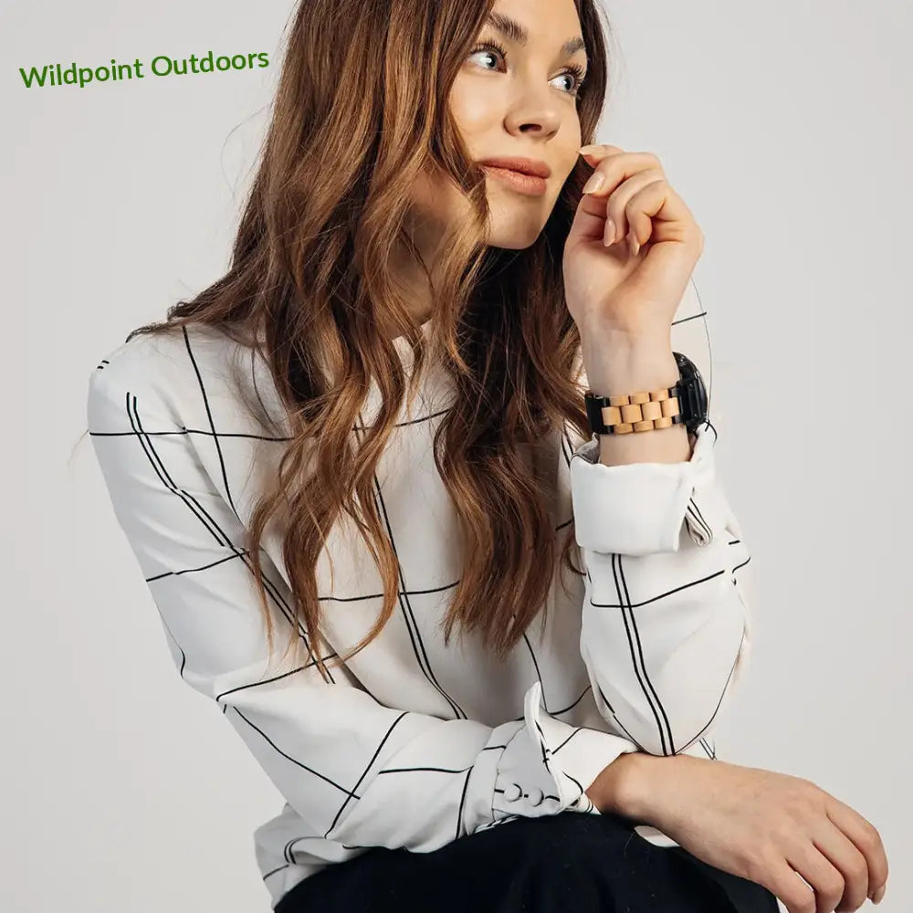 Garmin quickfit puinen ranneke koivu - kellojen rannekkeet puinen ranneke koivu retkeily