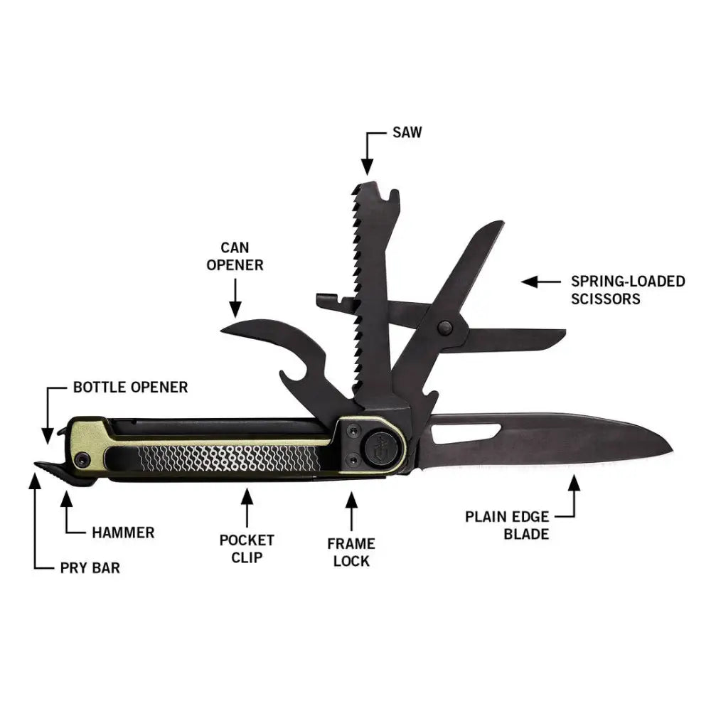 Gerber armbar scout - green 16l - monitoimityökalut monitoimityökalu vihreä retkeilyvarusteet verkkokaupasta 49,90 €