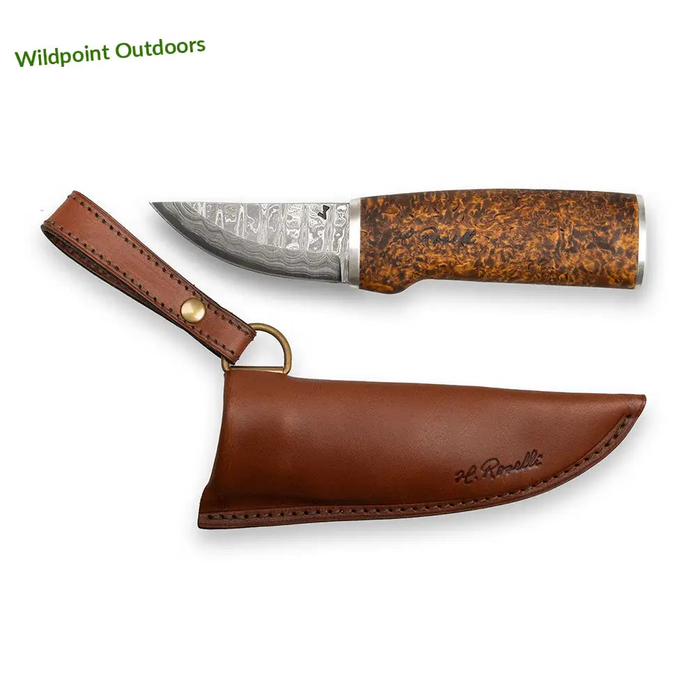 Grandfather knife damascus - knife - wildpoint outdoors retkeily 1 389 €