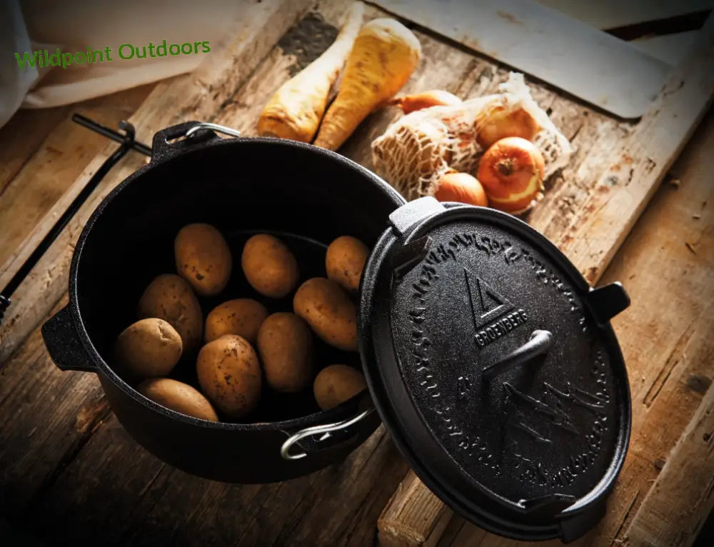 Groenberg askja valurautapata 4 l ø25 cm - wildpoint retkeily 58,90 €