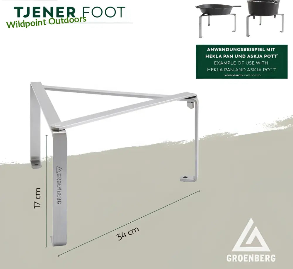 Groenberg valurautapadan jalka - wildpoint outdoors retkeily 28,90 €
