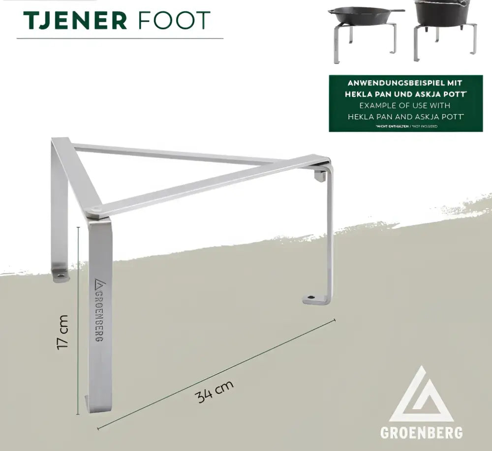 Groenberg valurautapadan jalka - wildpoint outdoors retkeilyvarusteet verkkokaupasta 28,90 €