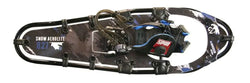 Gv snow aerolite spin 10x36 musta ja sininen snow aerolite 827 lumikenkiä kestävässä ja teksturoidussa designissa
