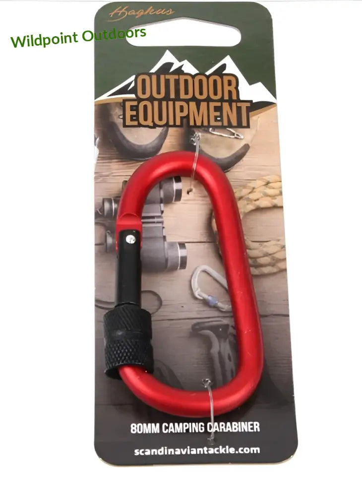 Haghus 80mm retkeily karabiini - wildpoint outdoors retkeily 3,70 €
