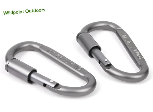 Haghus 80mm taktinen karabiini 2kpl - wildpoint retkeily 4,90 €