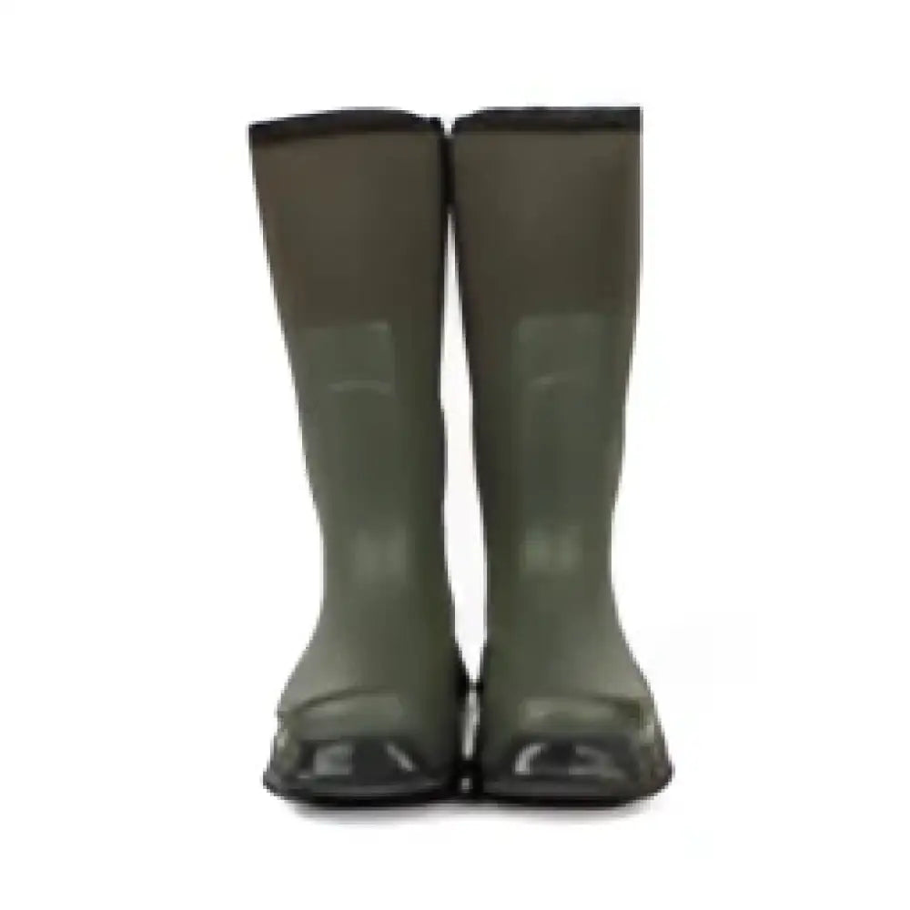 Olive green haghus active neopreenisaappaat with black soles and trim rubber boots for outdoor use