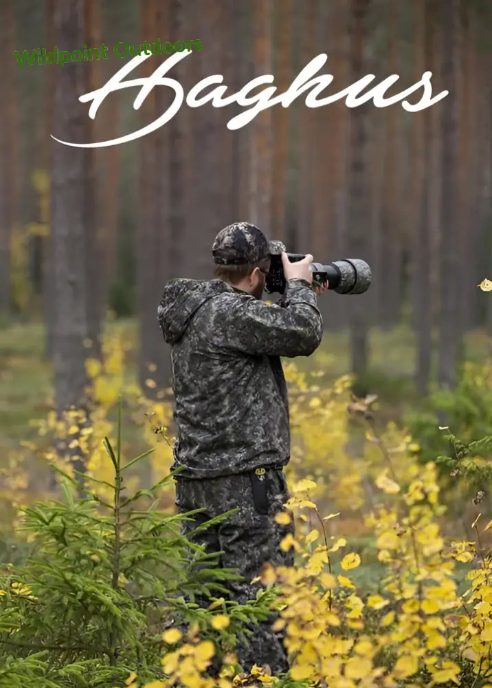 Haghus hossa kevyt anorakkipuku camokuosilla ja sääskiverkolla - retkeily