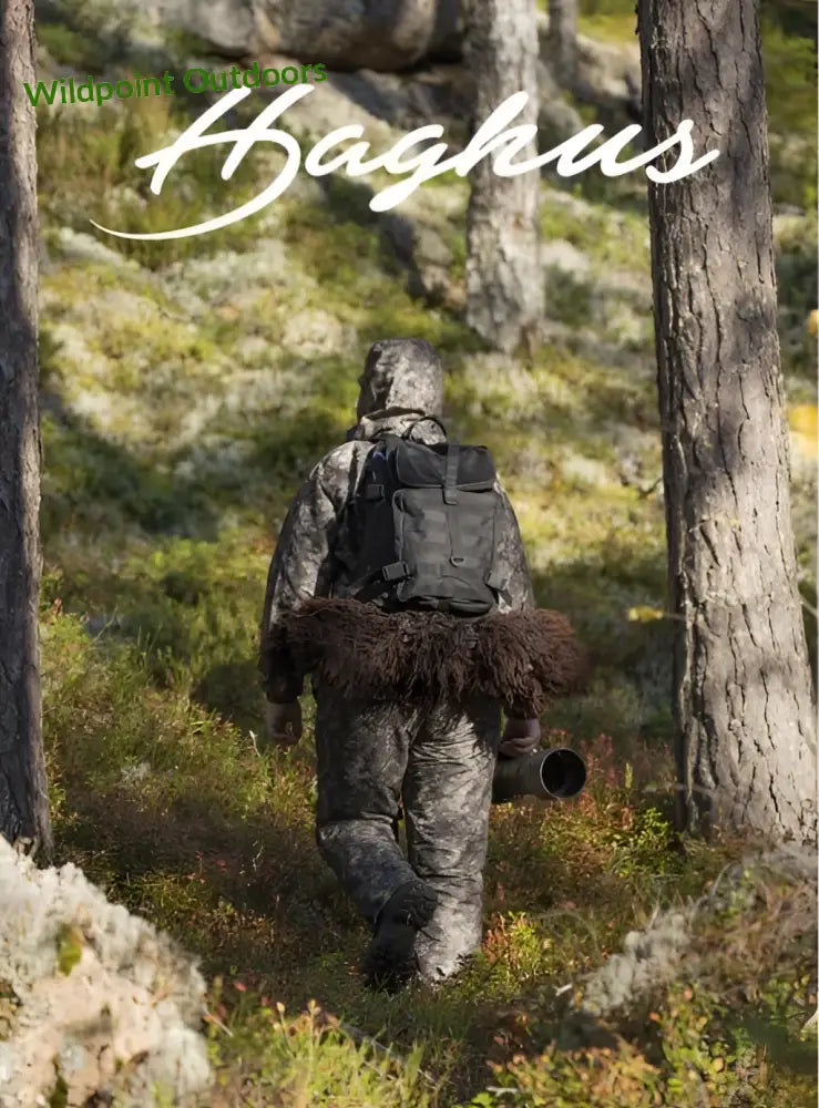 Haghus hossa kevyt anorakkipuku camokuosilla ja sääskiverkolla - retkeily