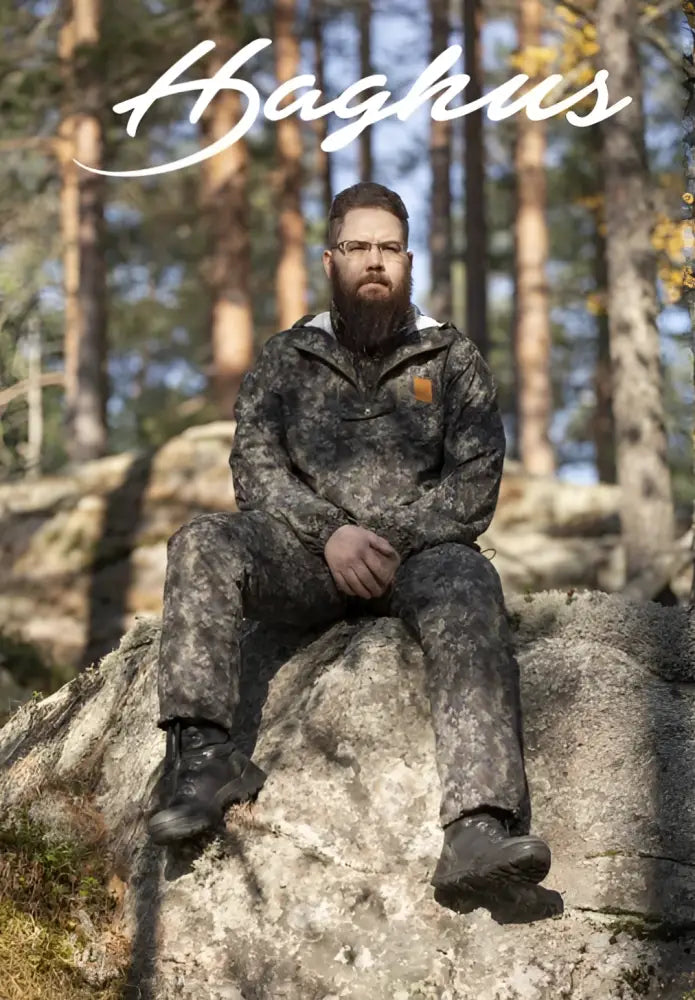 Haghus hossa kevyt anorakkipuku camokuosilla ja sääskiverkolla - kevyt anorakkipuku sääskiverkolla camokuosilla