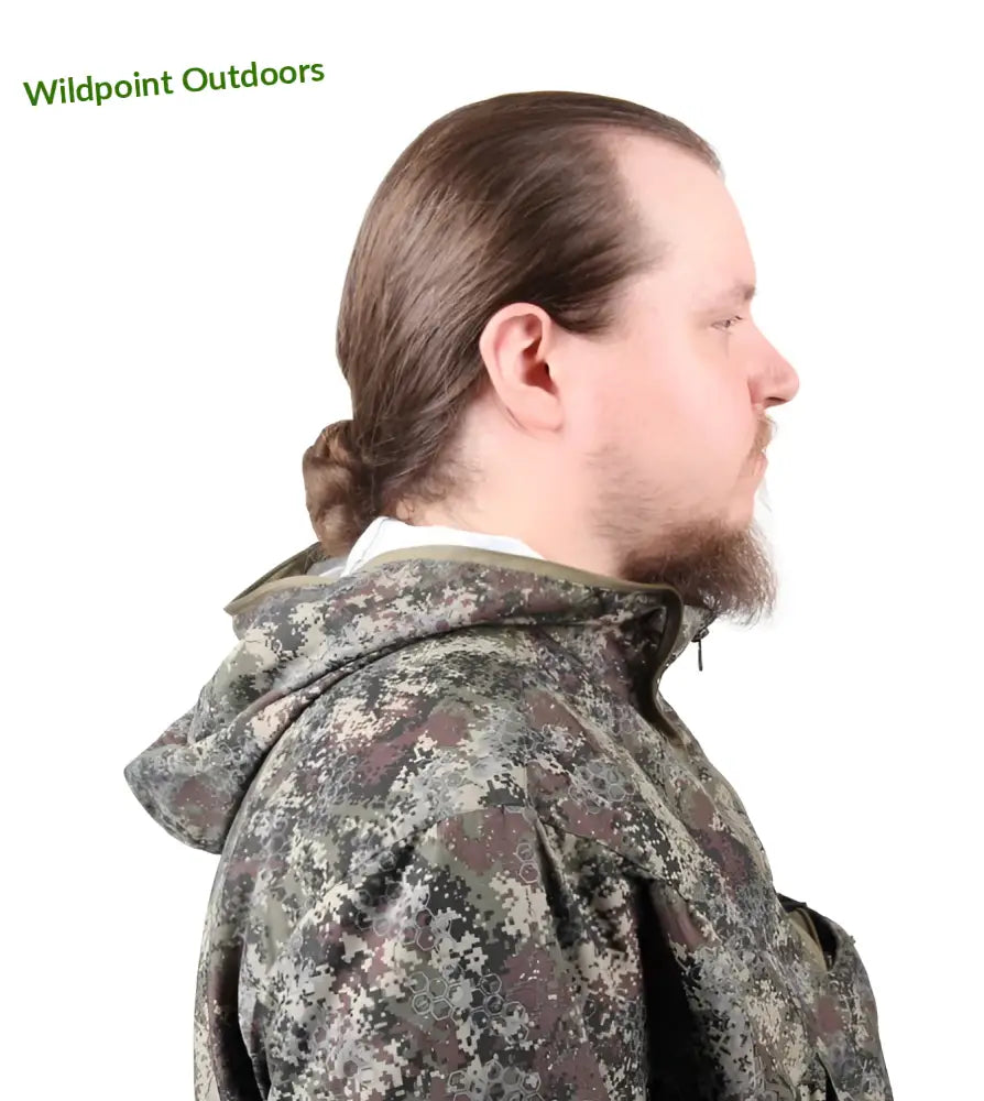 Haghus hossa kevyt anorakkipuku camokuosilla ja sääskiverkolla - retkeily