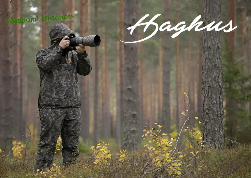 Haghus hossa kevyt anorakkipuku camokuosilla ja sääskiverkolla - retkeily