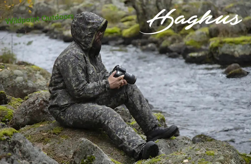 Haghus hossa kevyt anorakkipuku camokuosilla ja sääskiverkolla - retkeily