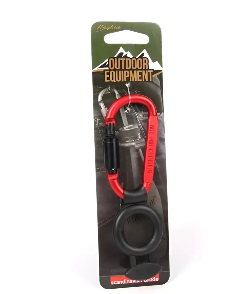 Haghus juomapullo-karabiini - alumiininen karabiini kumisella kauluksella retkeilyvarusteet verkkokaupasta 3,70 €