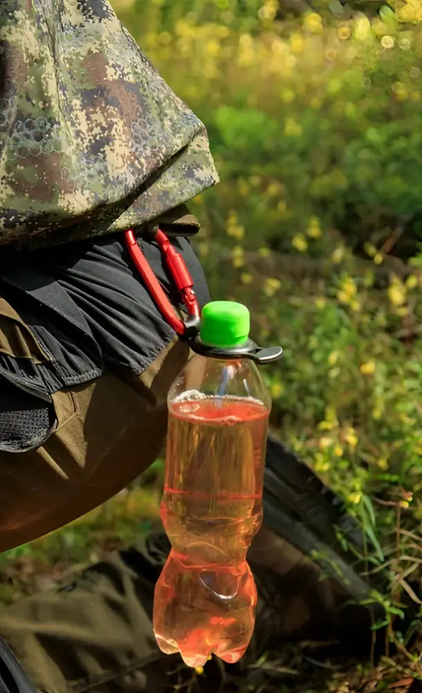 Haghus juomapullo-karabiini - alumiininen karabiini kumisella kauluksella retkeilyvarusteet verkkokaupasta 3,70 €