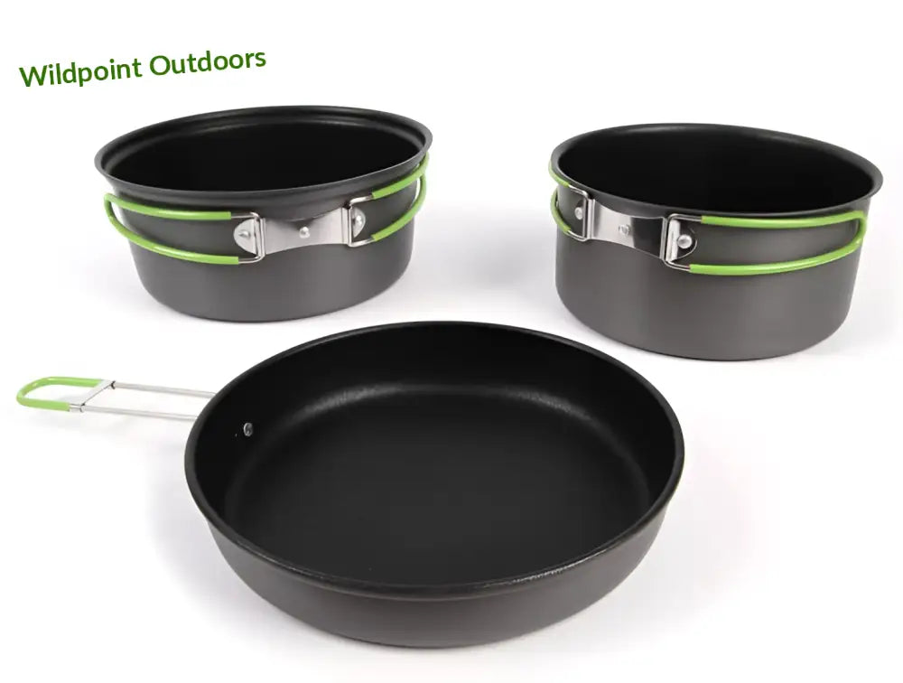 Haghus non stick 3-osainen retkipannu- ja kattilasarja - retkeily 47,90 €