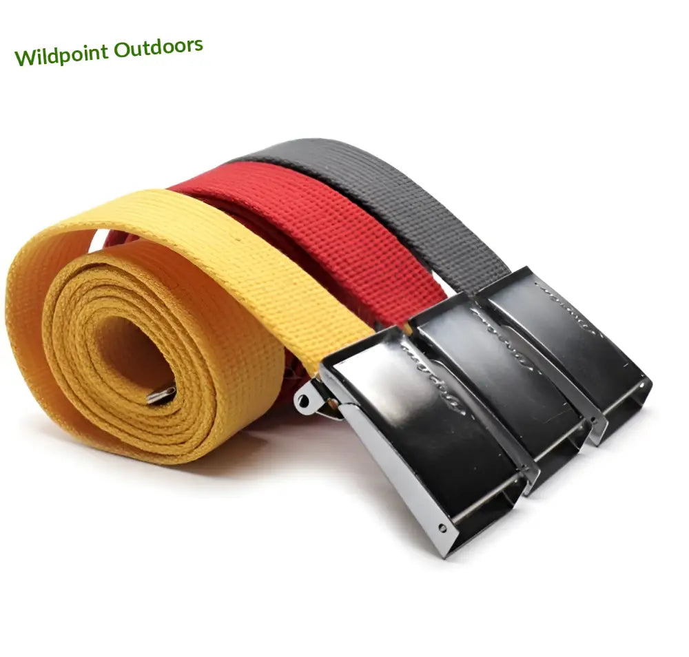 Haghus retkivyöt 120cm kolme väriä — retkivyö sinappi - retkeily