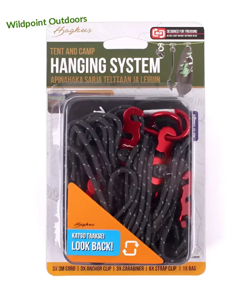 Haghus ripustushakasarja - wildpoint outdoors retkeily 17,90 €