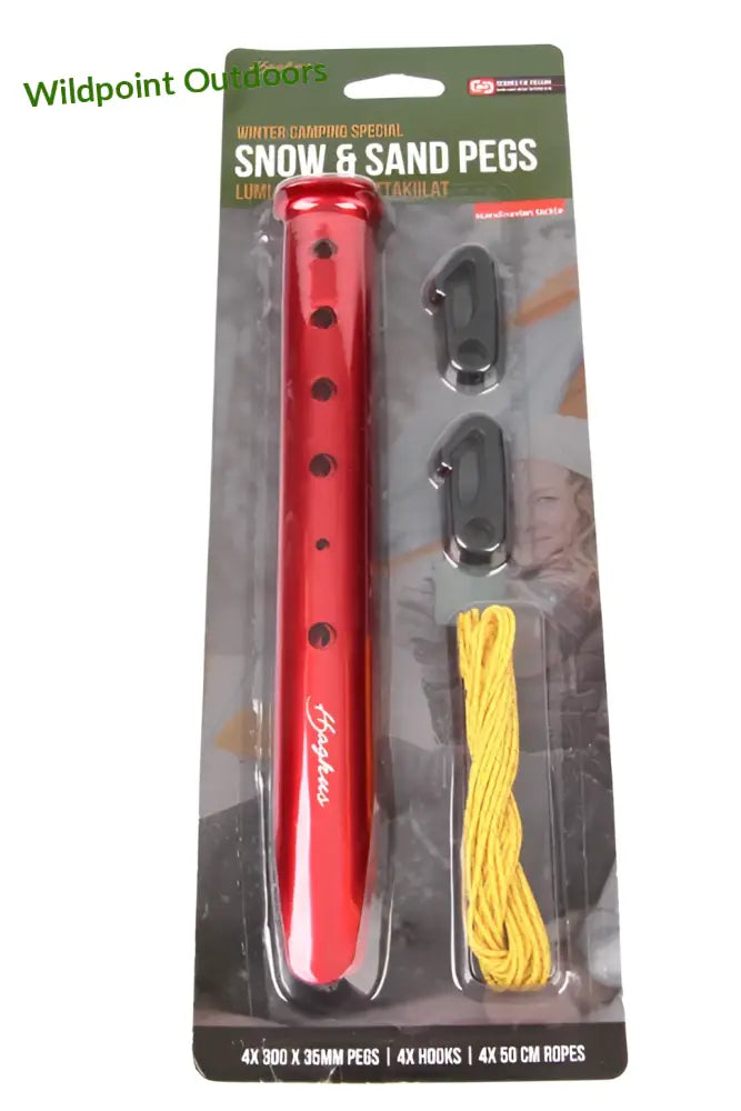 Haghus s72 lumi ja hiekka telttakiilat 4kpl - retkeily 13,90 €