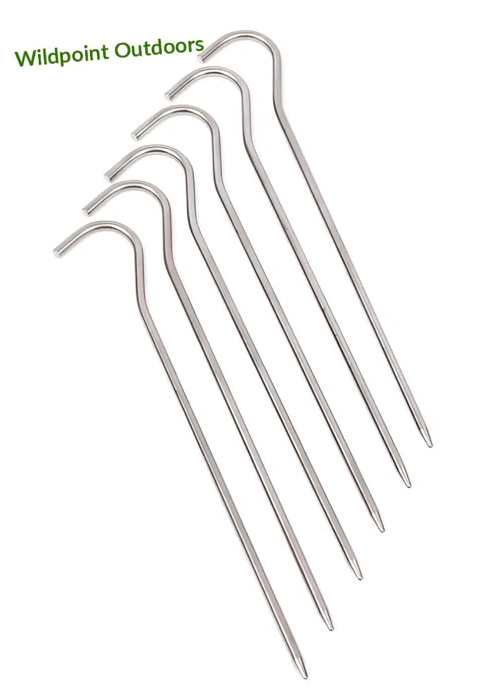 Haghus titaani pro telttakiilat 6kpl - wildpoint retkeily 23,90 €