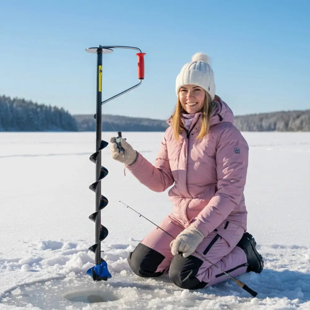 Heinola lady jääpora 4’’/115mm - 80cm erikoismalli naisille - 4.5’’/115mm - auger 4’’ - retkeilyvarusteet