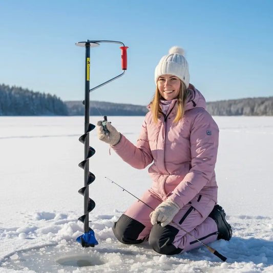 Heinola lady jääpora 4’’/115mm - 80cm erikoismalli naisille - 4.5’’/115mm - auger 4’’ - retkeily 95 €