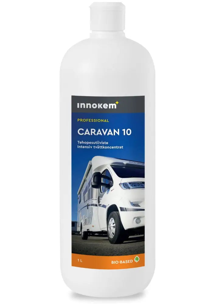 Valkoinen muovipullo innokem professional caravan 10 bio-pohjainen tehopesu 5 litraa intensiiviseen puhdistukseen