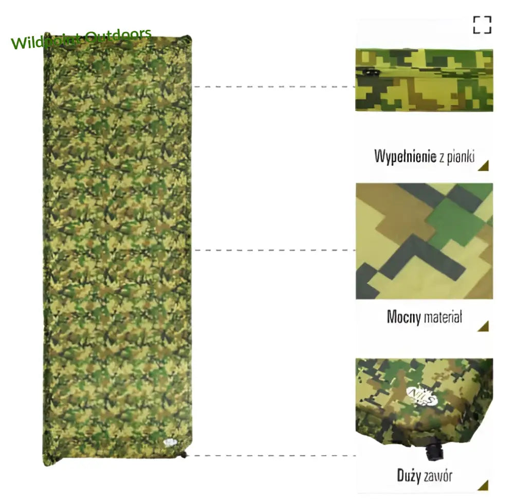 Itsestään täyttyvä makuualusta nc4050 nils camp - accessories retkeily 49,90 €