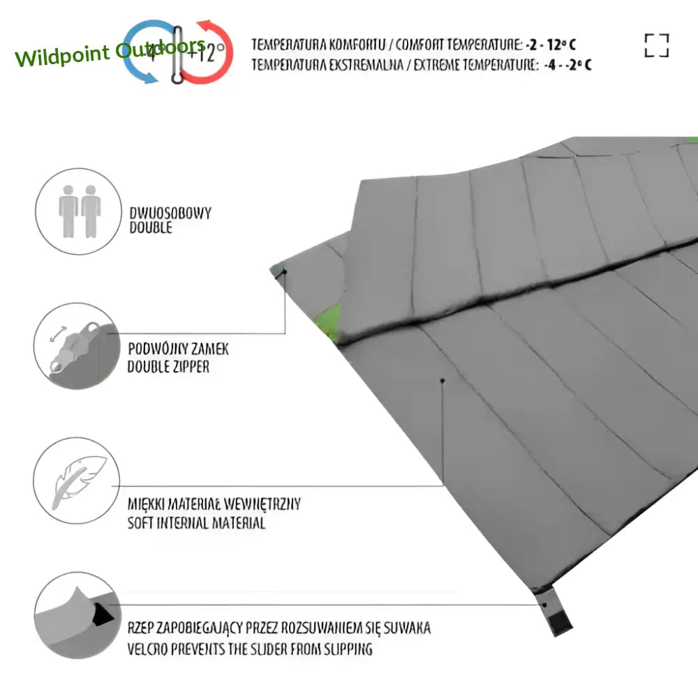 Kahden hengen makuupussi nc2011 nils camp - accessories - wildpoint retkeily 54,90 €