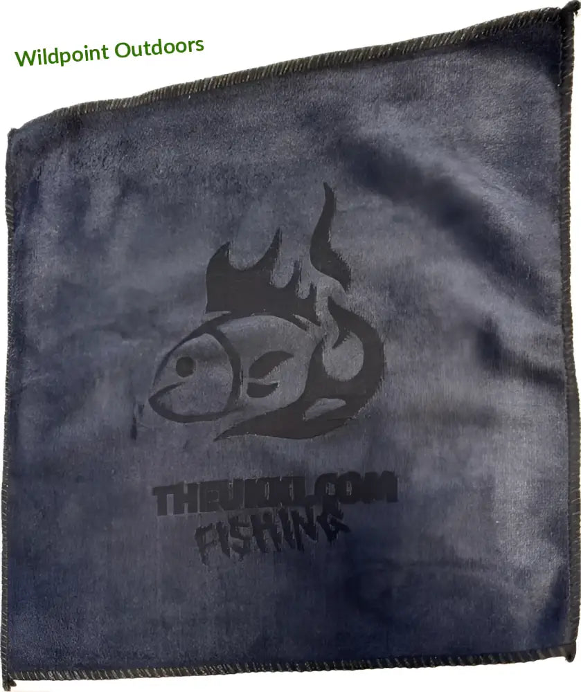 Kalastajan mikrokuitupyyhe 30 x 30cm musta - wildpoint retkeily 3,90 €