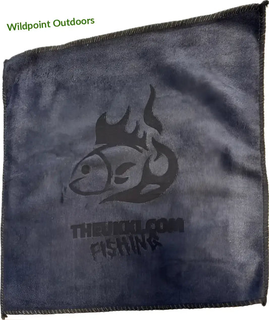 Kalastajan mikrokuitupyyhe 30 x 30cm musta - wildpoint retkeily 3,90 €
