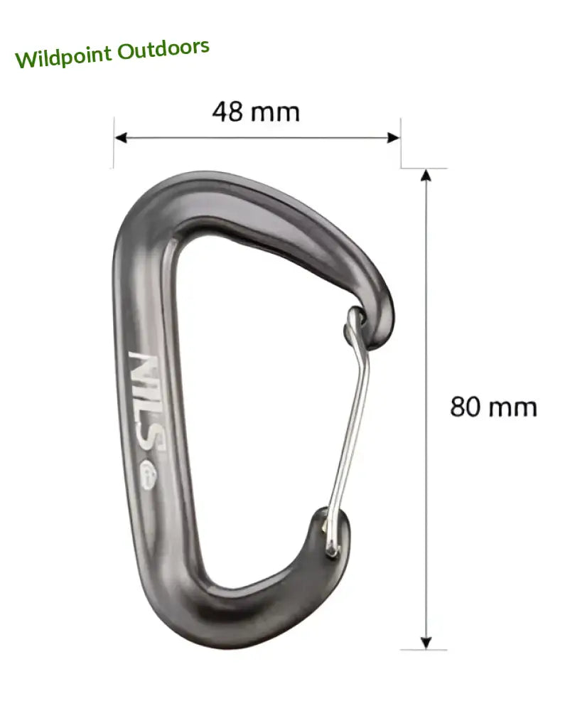 Karabiini 12 kn nc1707 nils camp - accessories - punainen retkeily