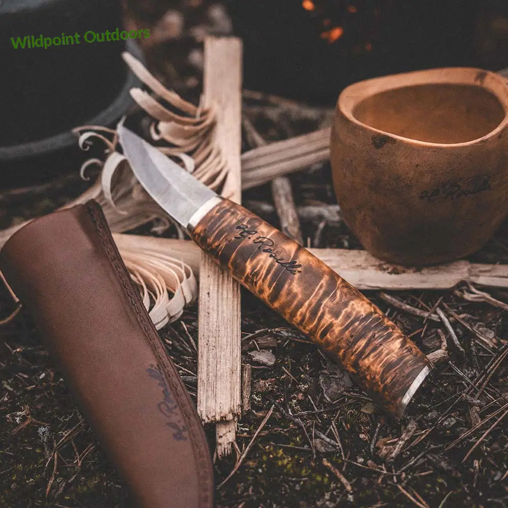 Karhun kynsiveitsi hopeisella holkilla uhc - knife - wildpoint retkeily 349 €