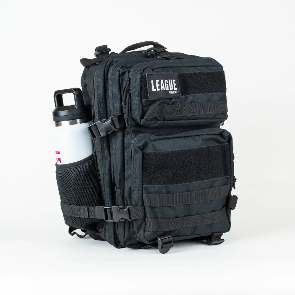 League patch backbag treenireppu 25l - black - reppu - wildpoint retkeilyvarusteet verkkokaupasta 79 €