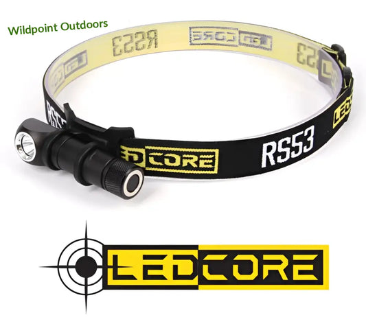 Ledcore rs53 5w paristokäyttöinen otsavalo - wildpoint retkeily 16,90 €
