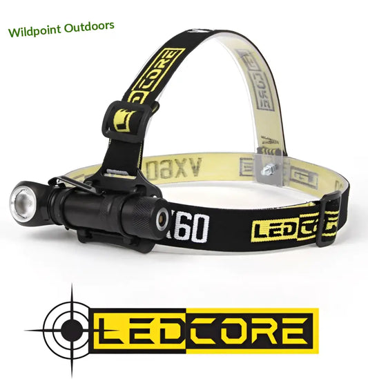 Ledcore vx60 800lumenin ladattava otsavalo - wildpoint retkeily 29,90 €