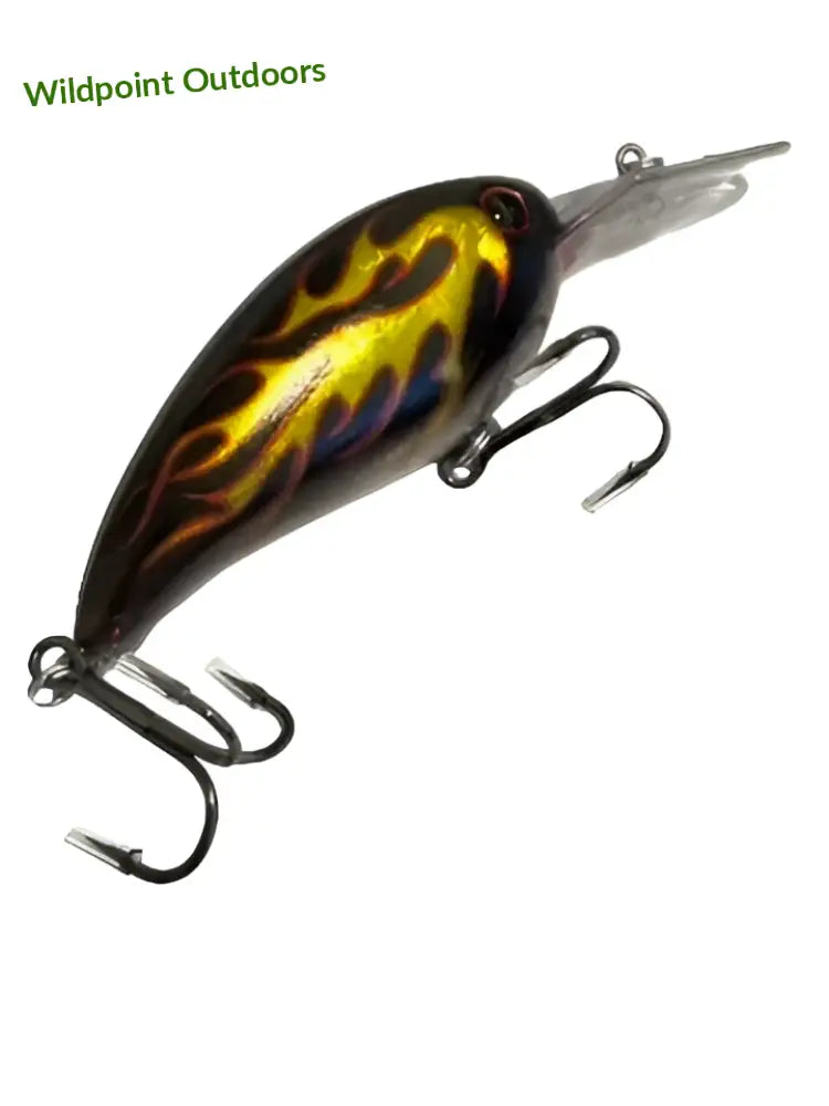 Liekki wobbler erikoisvaappu 7cm 14g - syvännevappu liekkikuosilla retkeily 6,90 €