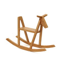 Vaalean puinen lillagunga reindeer keinuhevonen yksinkertaisella ja hillityllä minimalistisella designilla