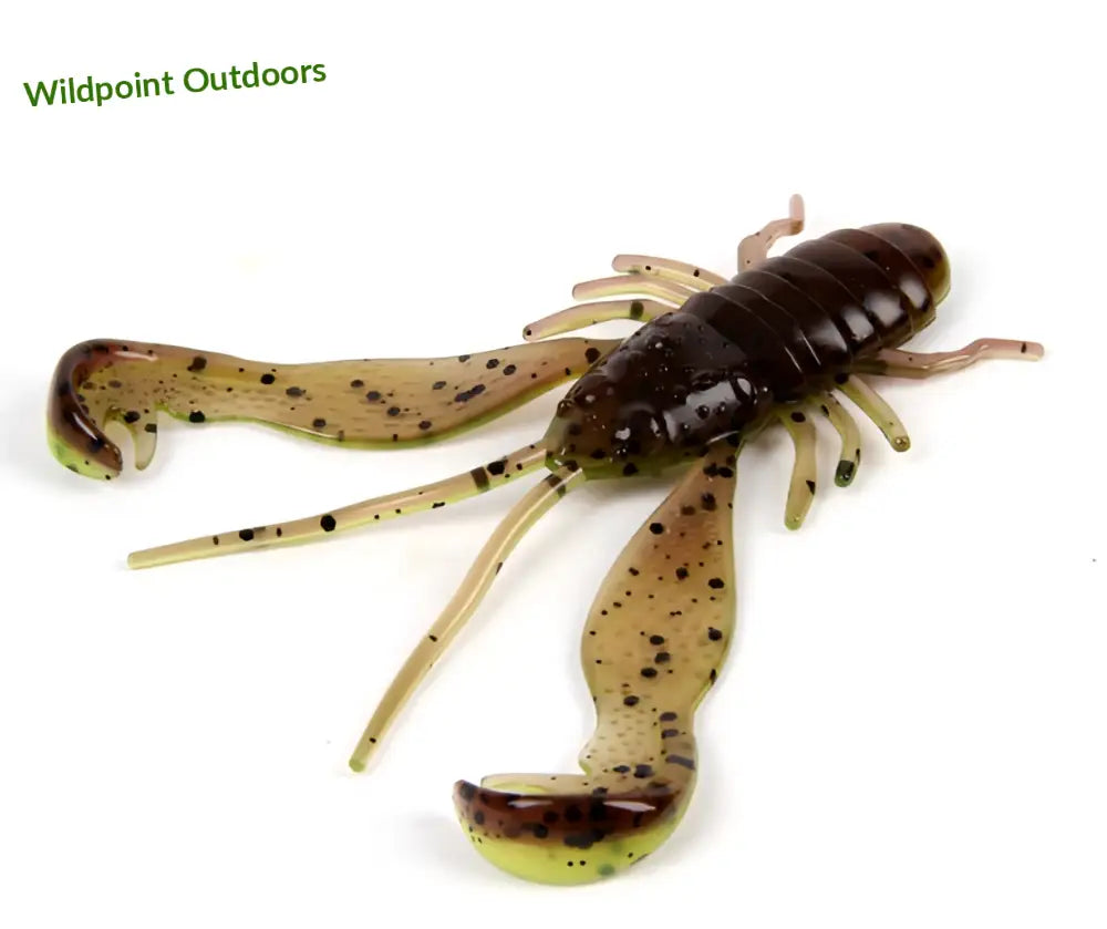 Lmab finesse fillet craw 7cm rapujigi - filet green pumpkin/ chartreuse 5kpl - wildpoint retkeily 6,99 €