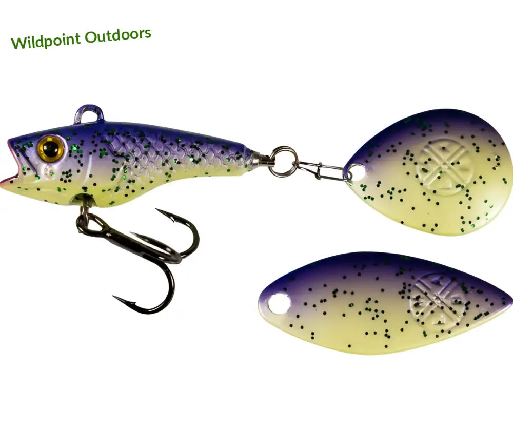 Lmab køfi good vibe spin tail 21g - purple rave - wildpoint outdoors retkeily 8,50 €
