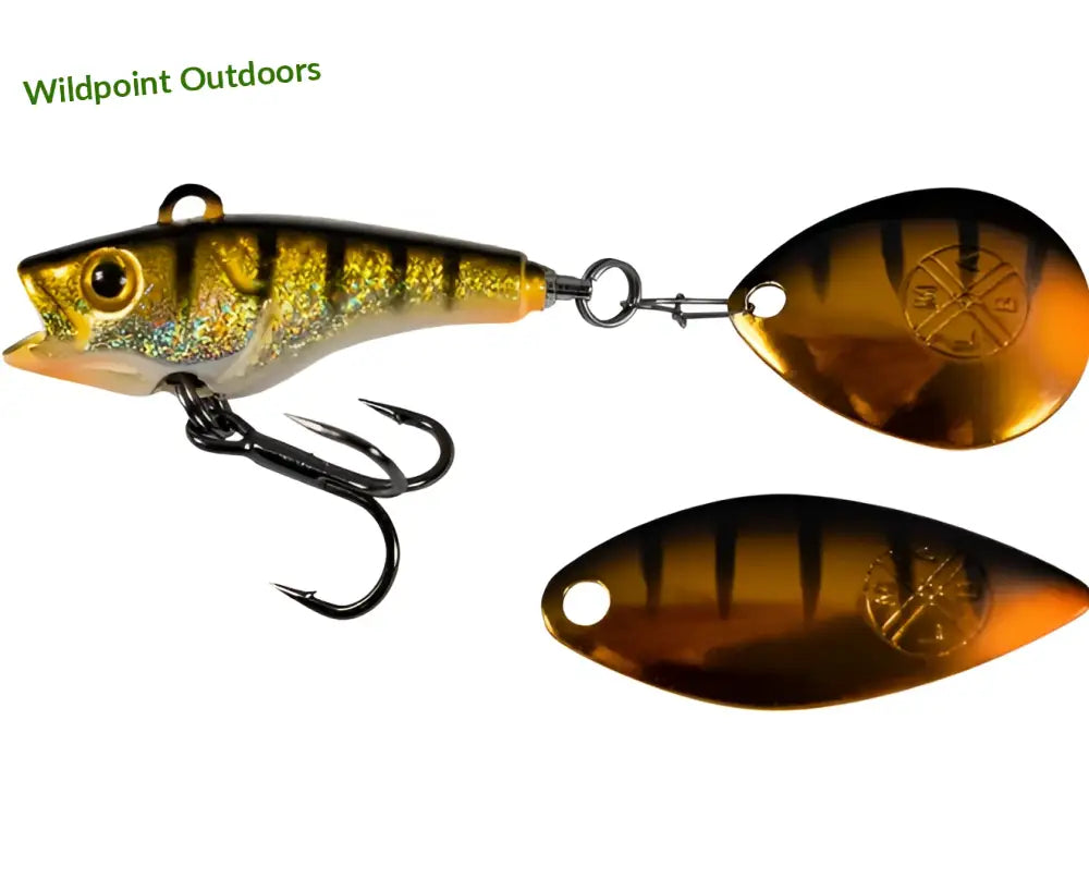 Lmab køfi good vibe spin tail 21g - real perch - wildpoint outdoors retkeily 8,50 €