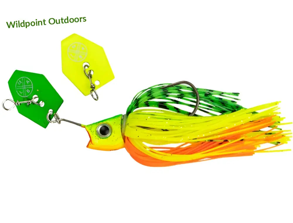 Lmab køfi multi vibe chatterbait 5/0 - firetiger 10g - wildpoint retkeily 8,50 €
