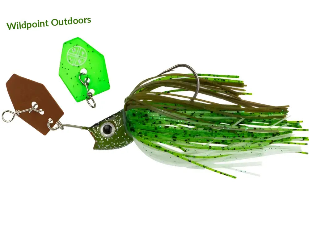 Lmab køfi multi vibe chatterbait 5/0 - green pumpkin 10g - wildpoint retkeily 8,50 €