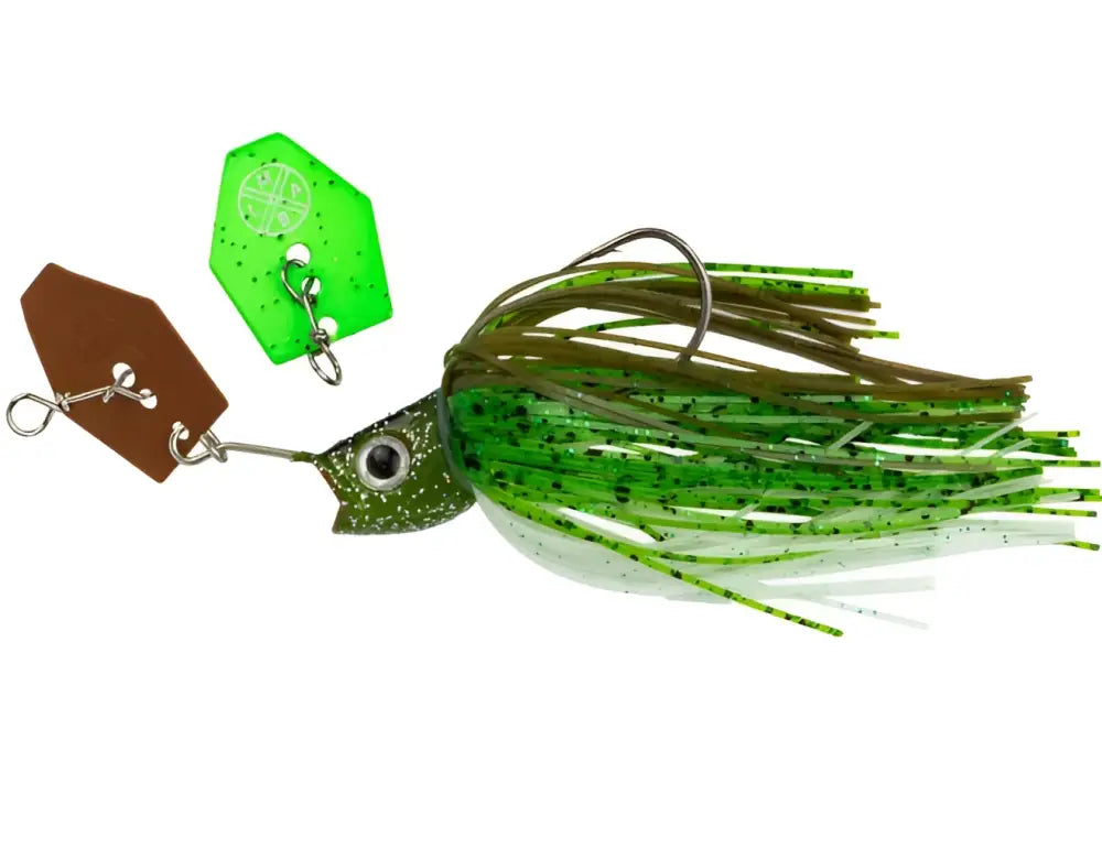 Lmab køfi multi vibe chatterbait 5/0 - green pumpkin 10g - wildpoint retkeilyvarusteet verkkokaupasta 8,50 €