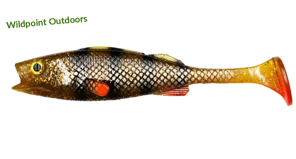 Lmab køfi perch shad 18cm 1kpl - motoroil - wildpoint outdoors retkeily 8,20 €