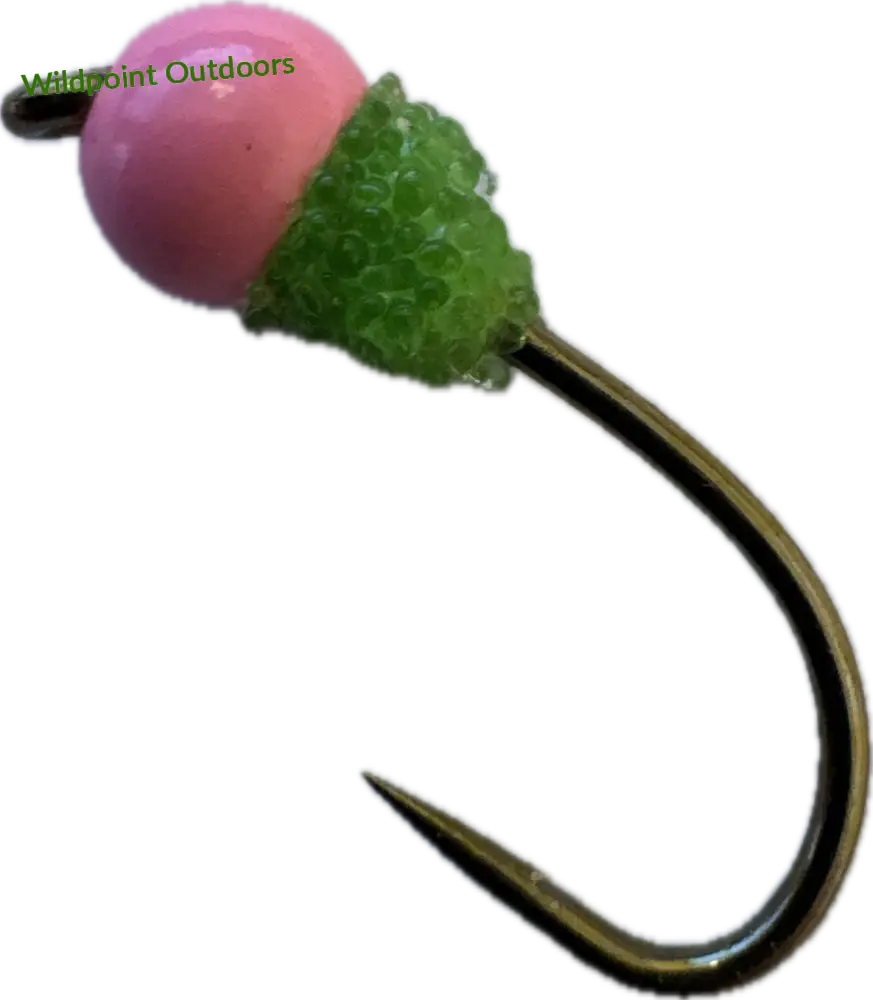 Maken morri & perho käsinvalmistettu 10mm mätimorri pilkintään - pink / green - käsityö retkeily 6,70 €