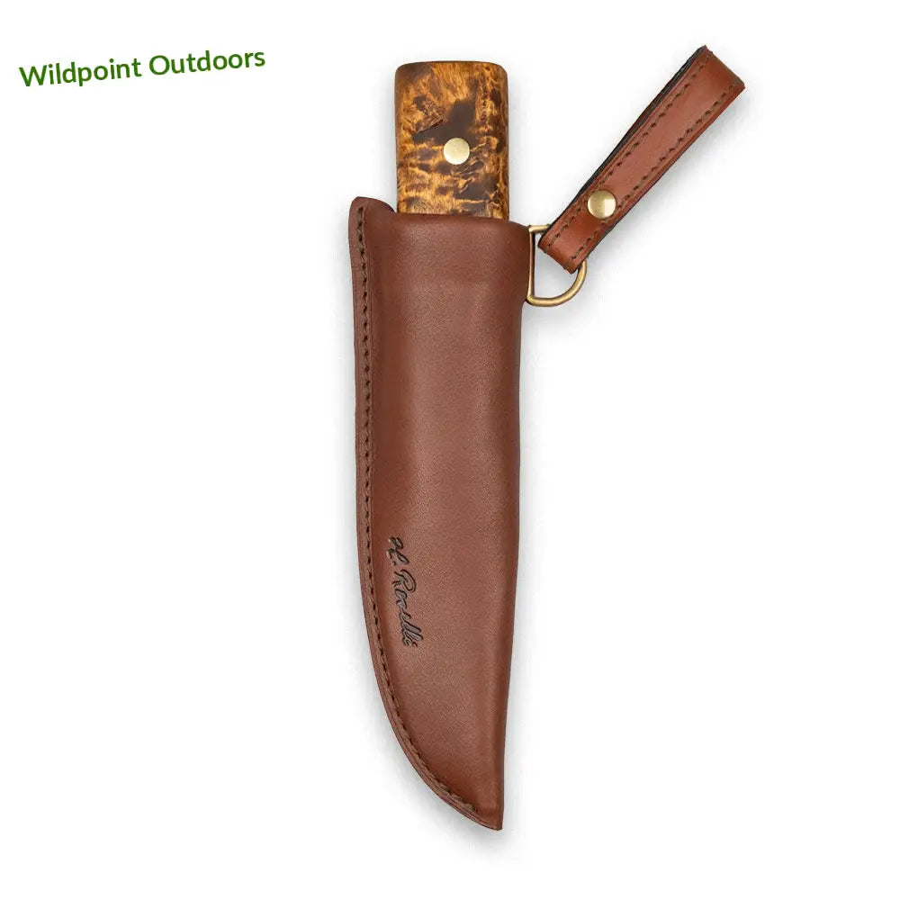 Metsästysveitsi täyspitkä tumma kahva - knife - wildpoint retkeily