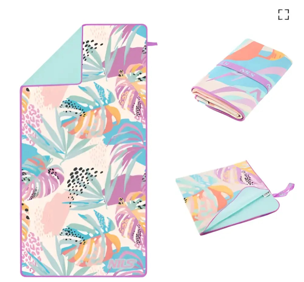 Mikrokuitupyyhe ncr14 flora 160x80 cm nils - accessories - wildpoint retkeilyvarusteet verkkokaupasta 21,90 €